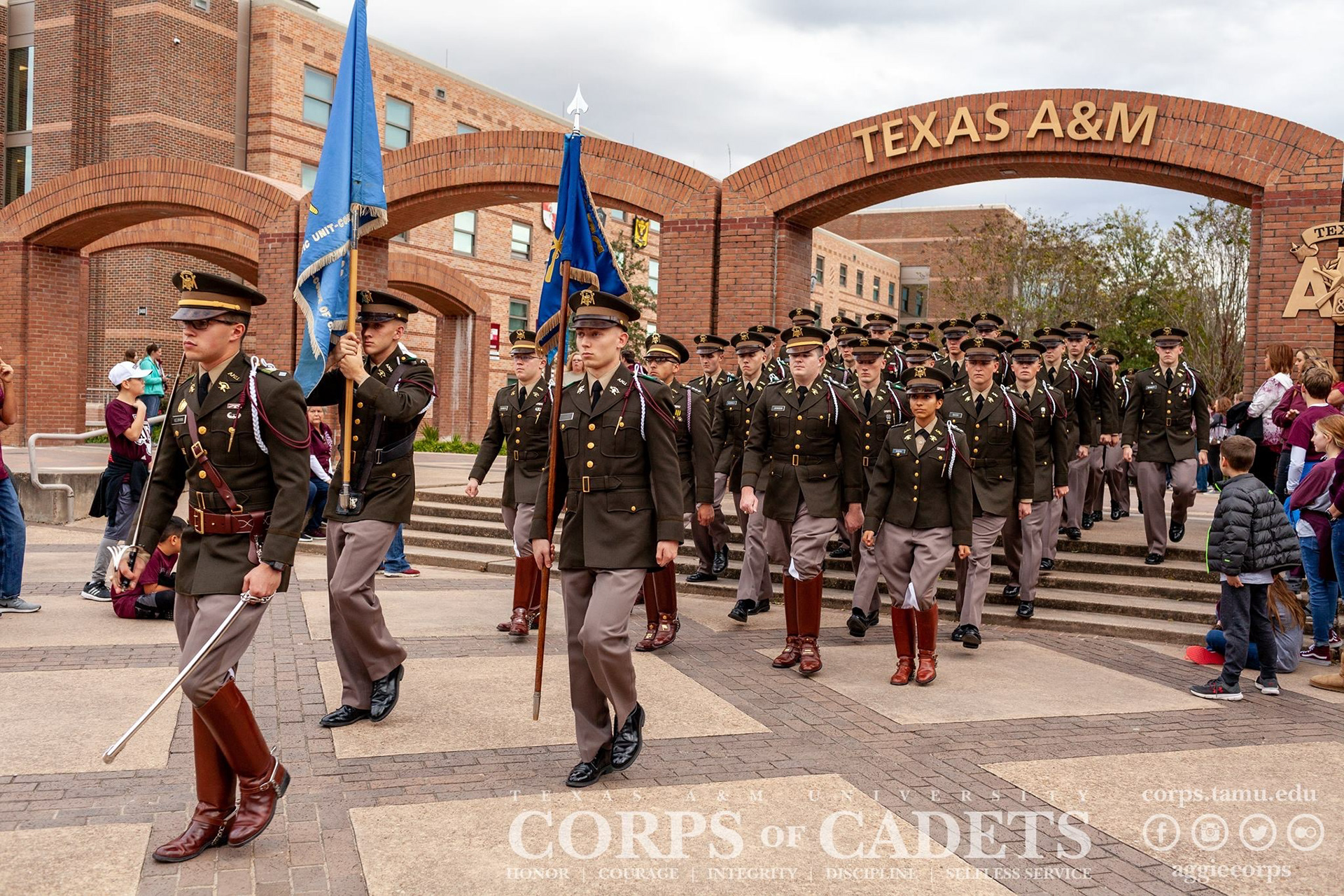 March-in as Guidon Bearer
