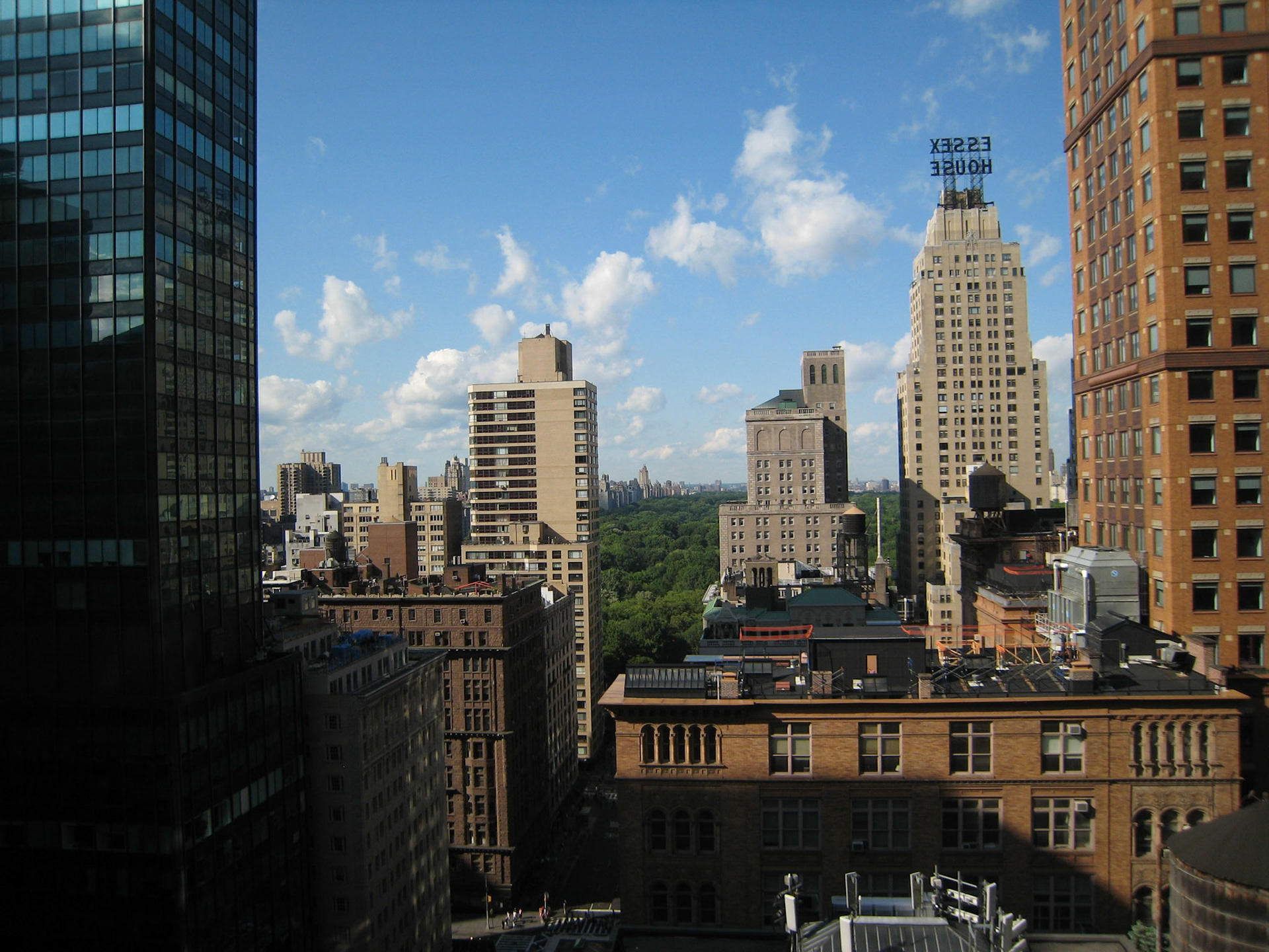 Hotel Room Overlooking Central Park