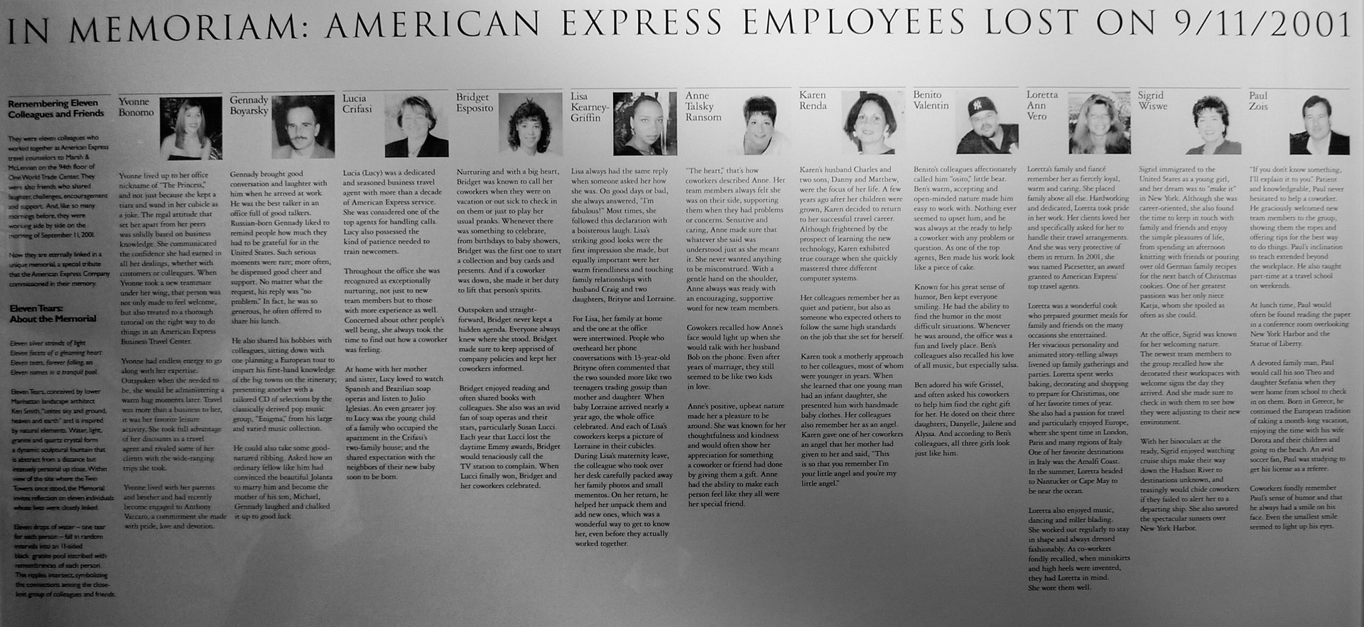 AMEX 9/11 Memorial