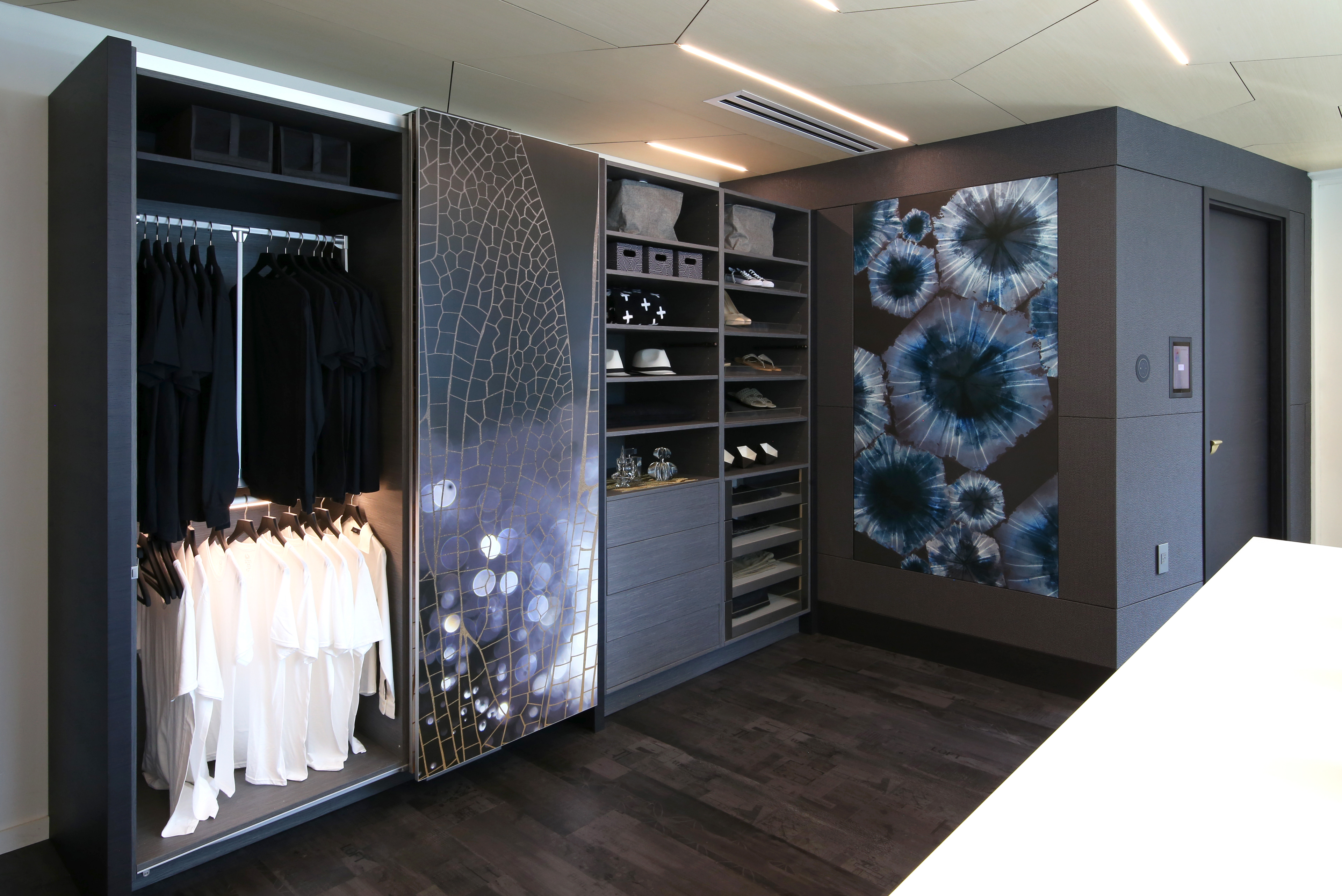 abstract graphics for the resimercial loft.