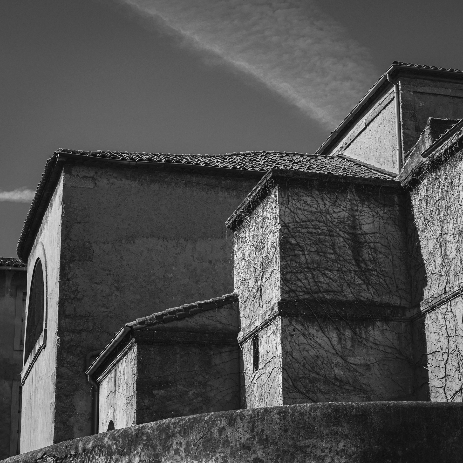 Church and sky
