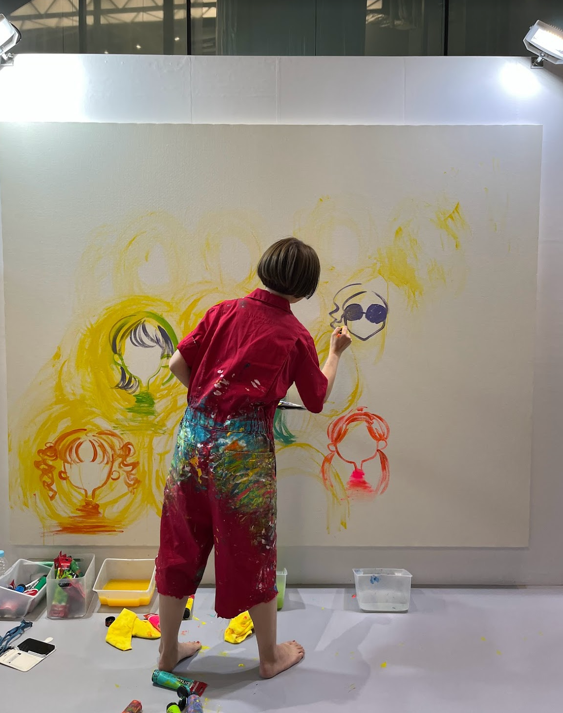 お客さんの似顔絵から始まり