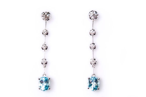 Aquamarine Earrings