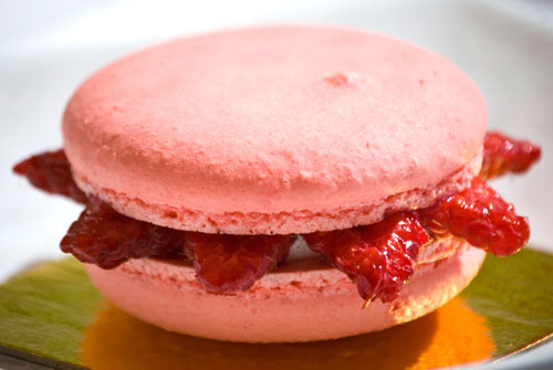 Raspberry Macaron