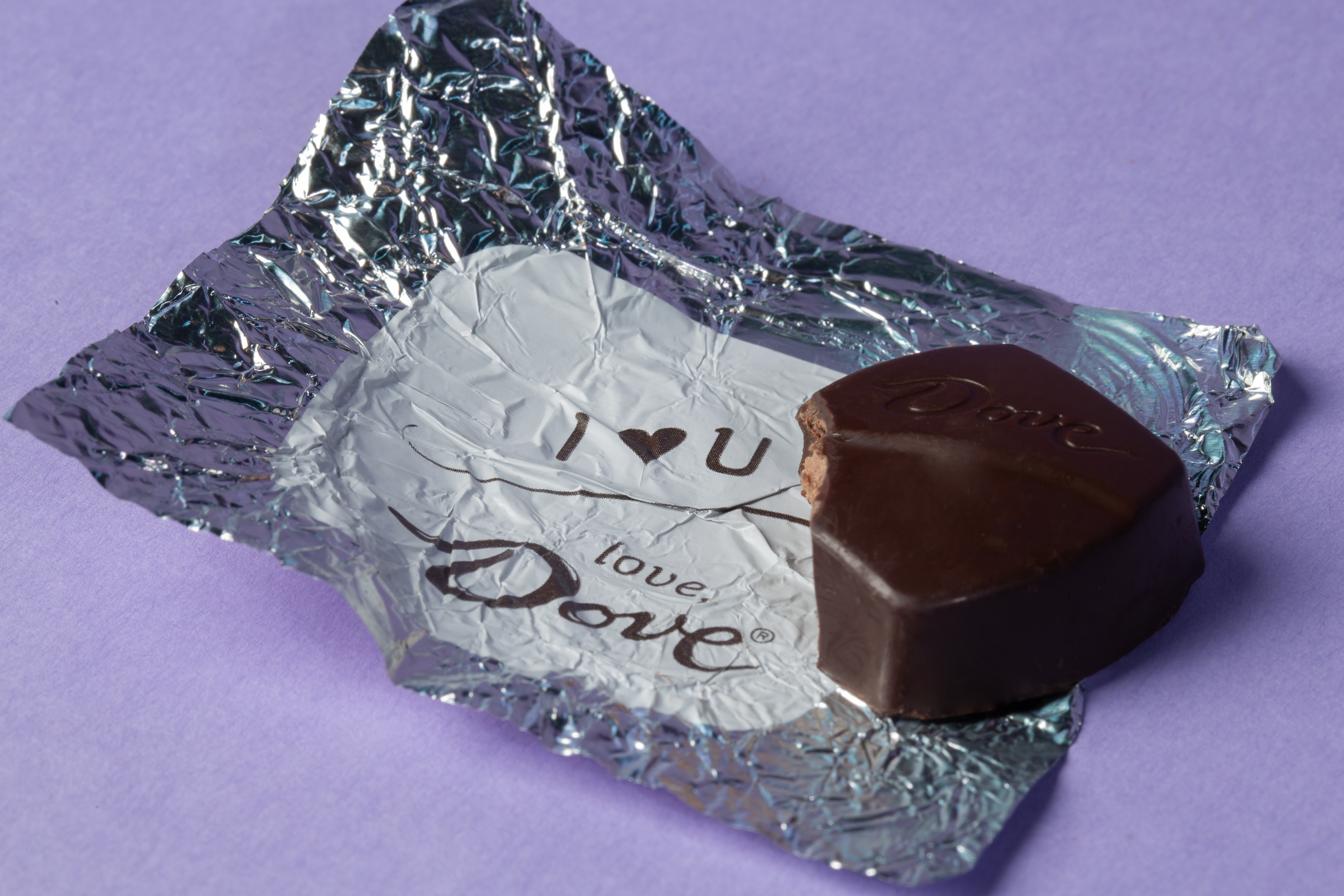 Photograph chocolates for a Valentines ad. This image was chosen to be showcased in the CCADChroma student show.