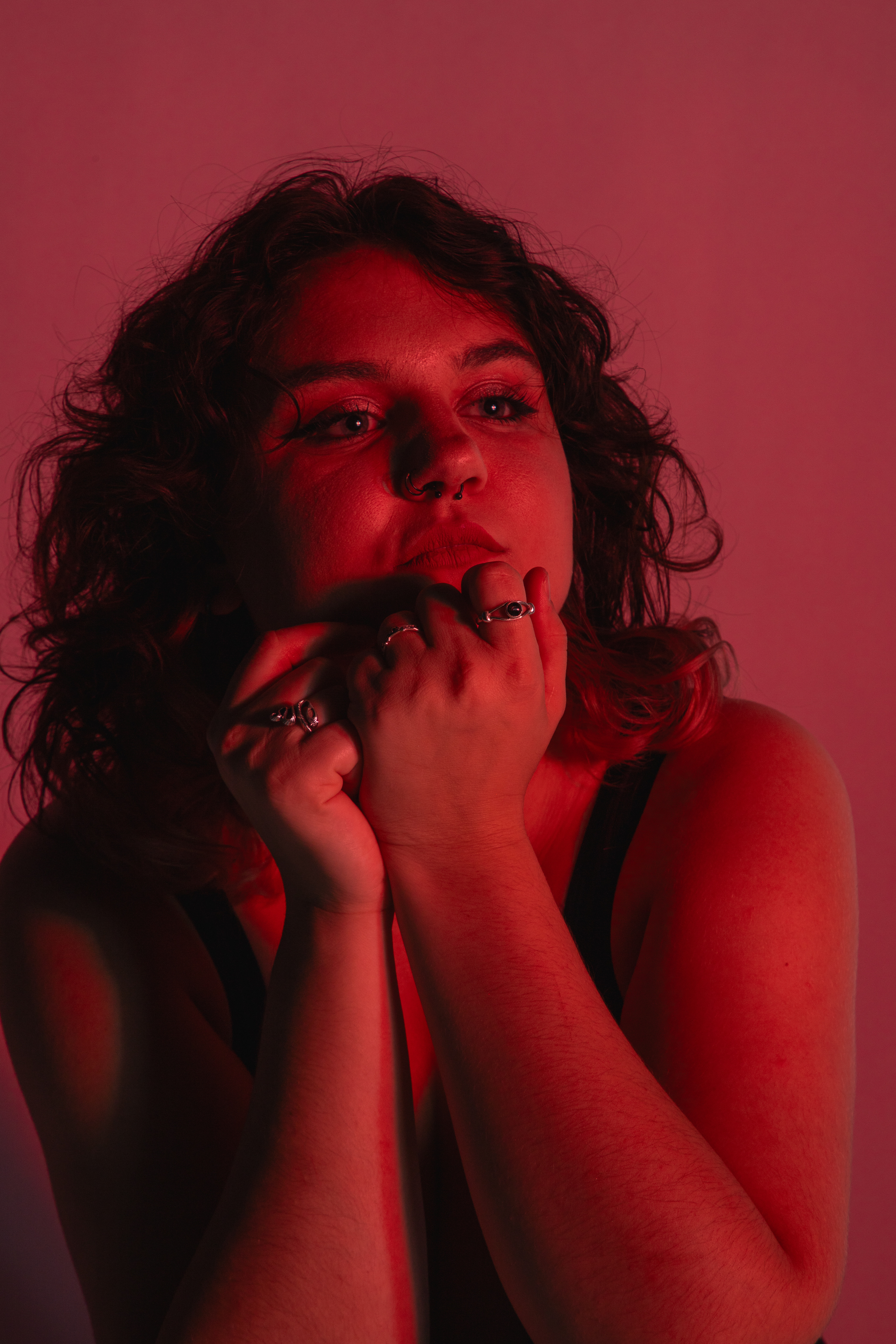While this image was not for a project, these were images produced from my desire to continue to further my portrait photography skills