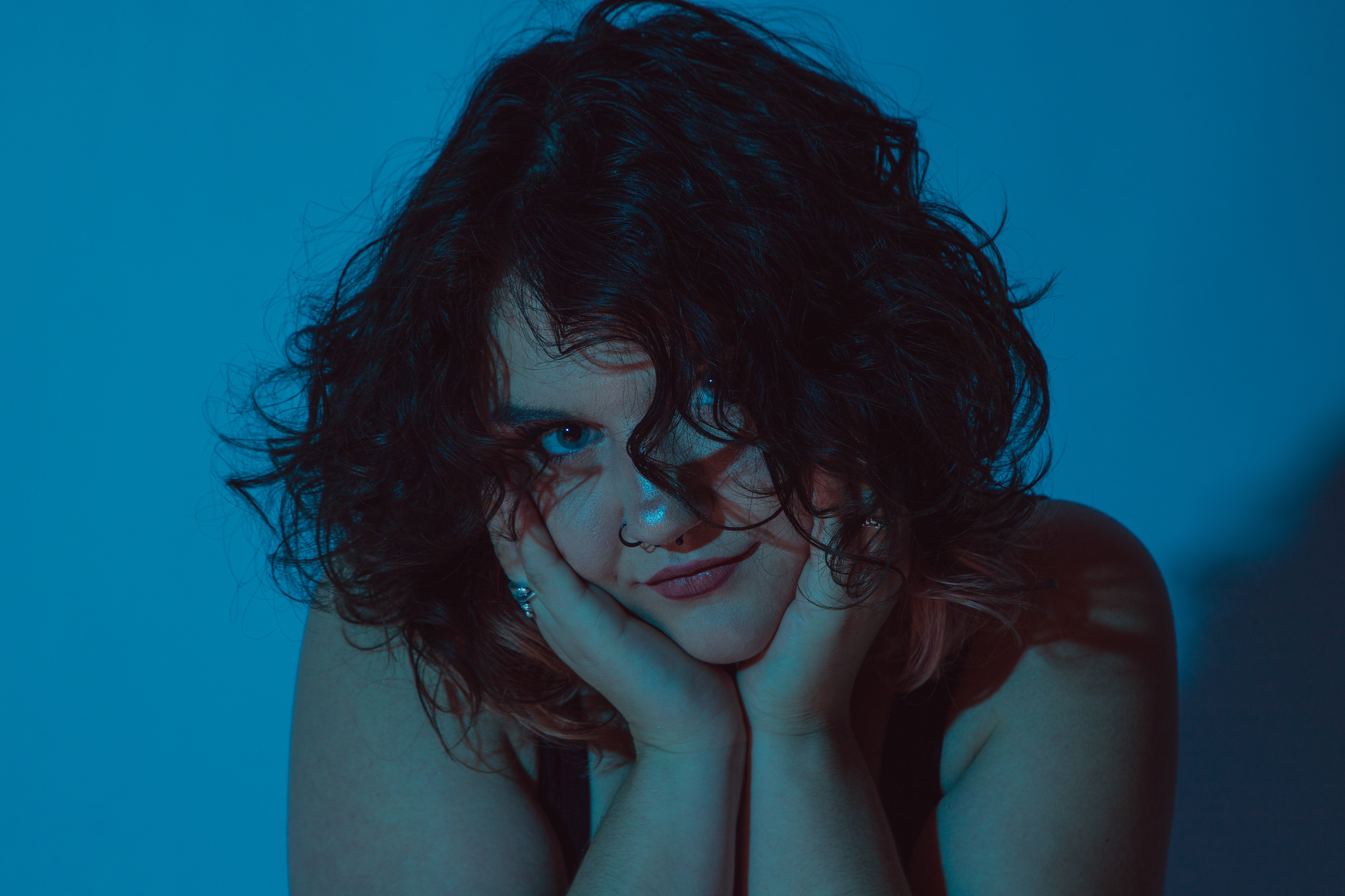 While this image was not for a project, these were images produced from my desire to continue to further my portrait photography skills