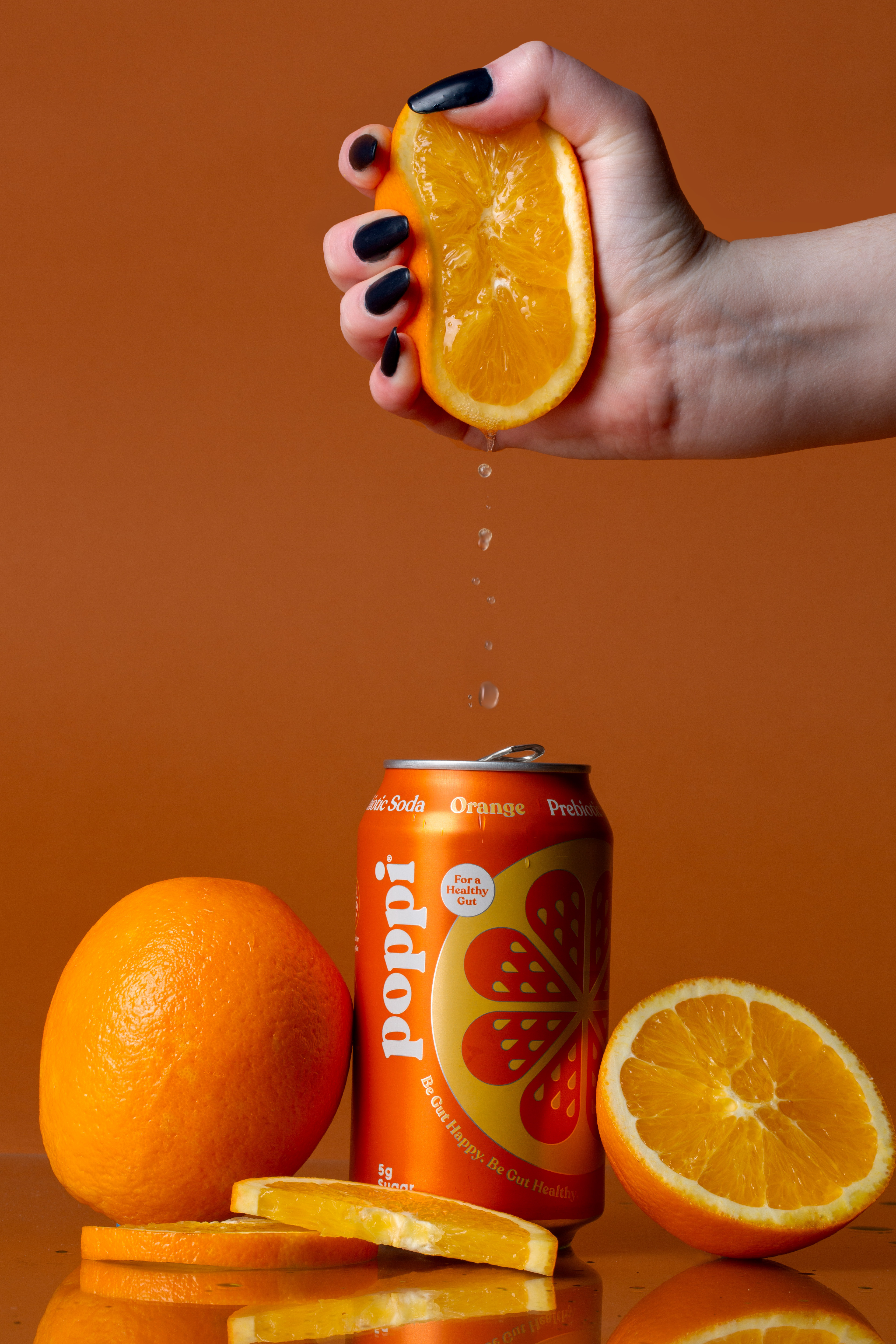 This was the final project for the class and the prompt was to make a commercially viable image of our choosing. I opted to do another product shoot with Poppi.