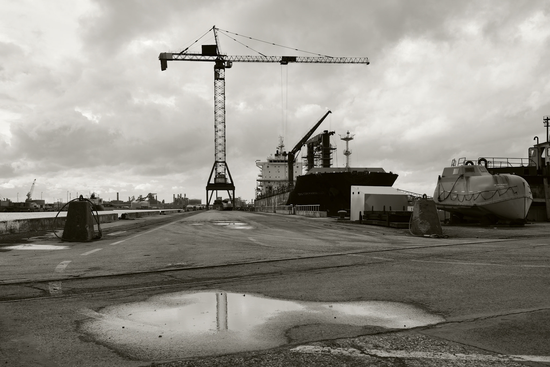 Dunkerques, la grue.