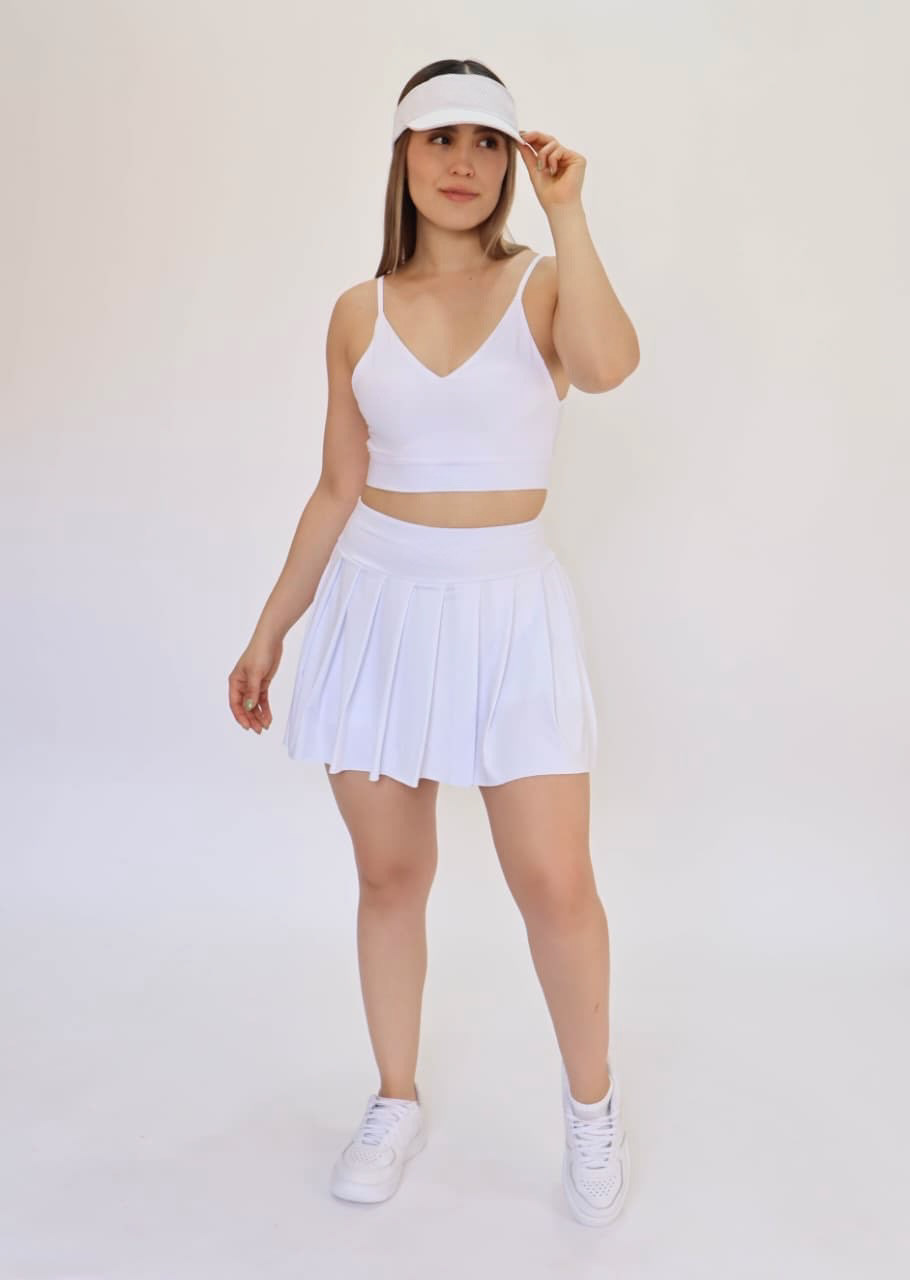 SET FALDA + TOP DURAZNO $345