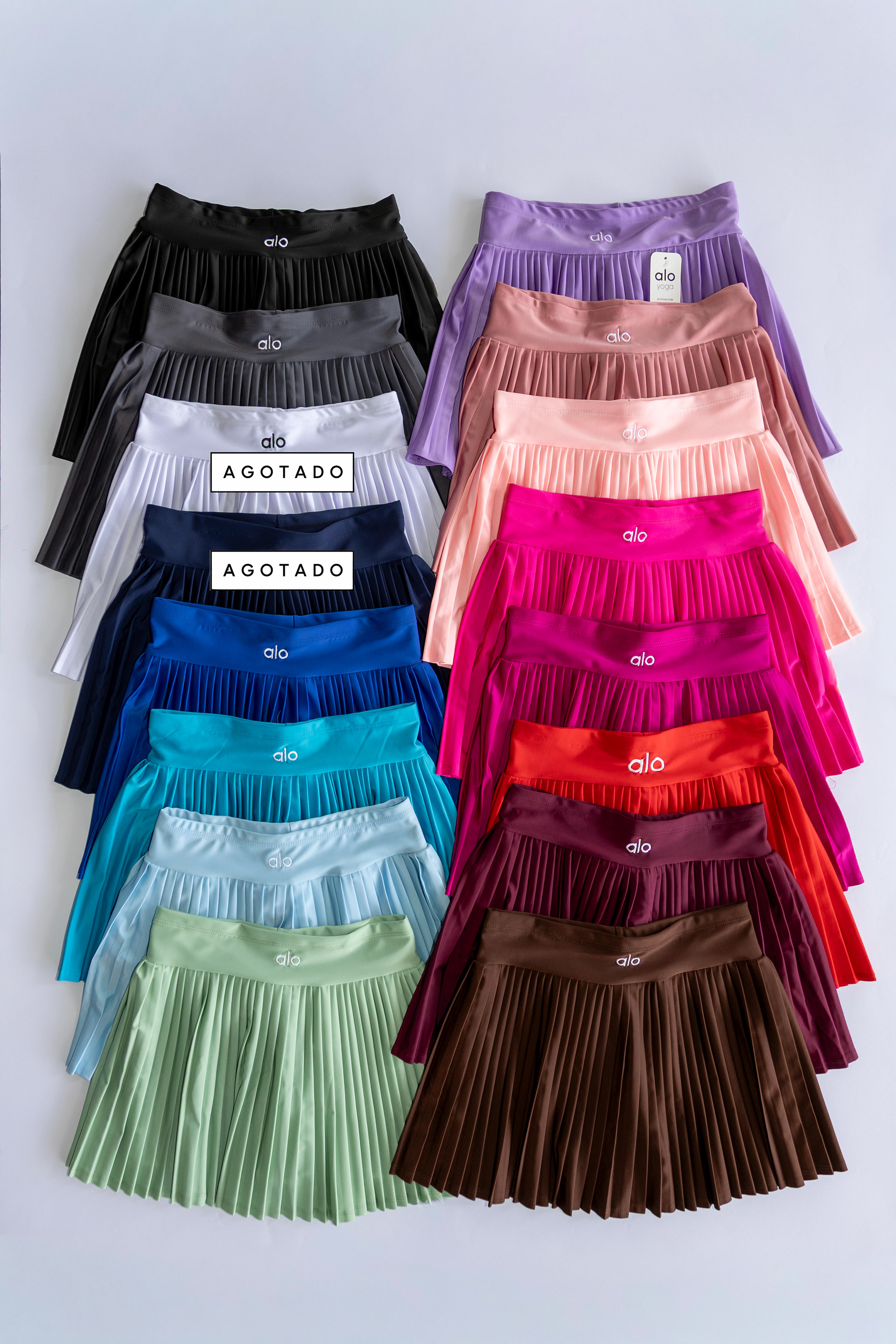 FALDA SHORT UNI / $155 - licra colombia, logo bordado