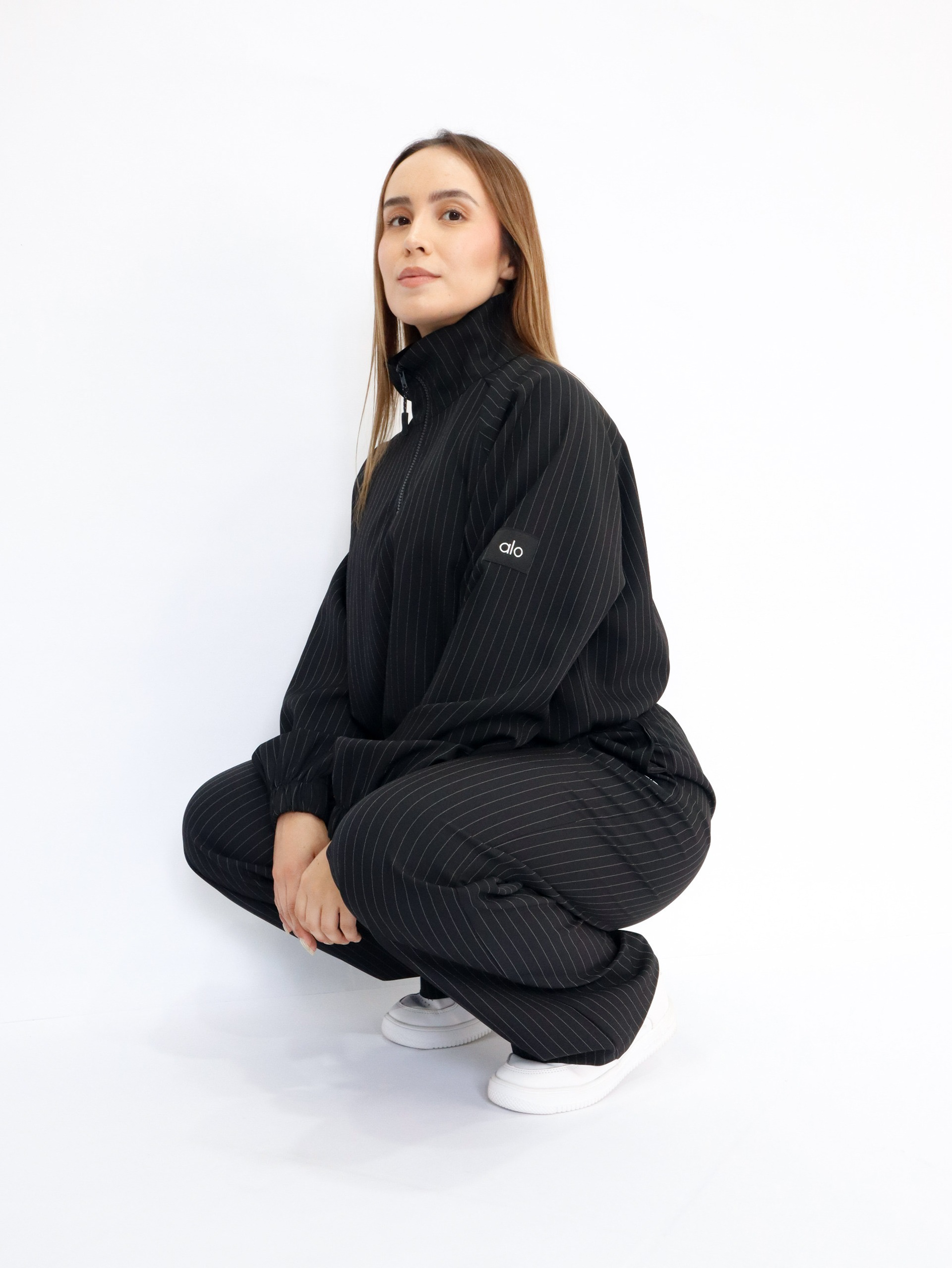 SET RAYADO PANTALÓN / $495 - unitalla, tela premium, chamarra con jareta ajustable