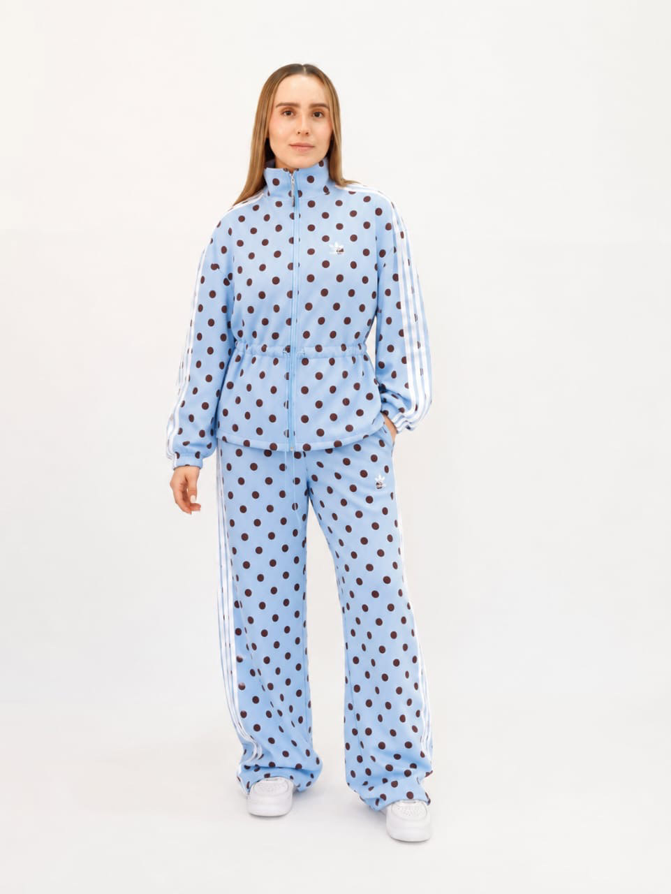 CONJUNTO POLKA DOTS $495 - unitalla, tela microfibra (rompevientos), bolsas a los lados y jareta ajustable en cintura