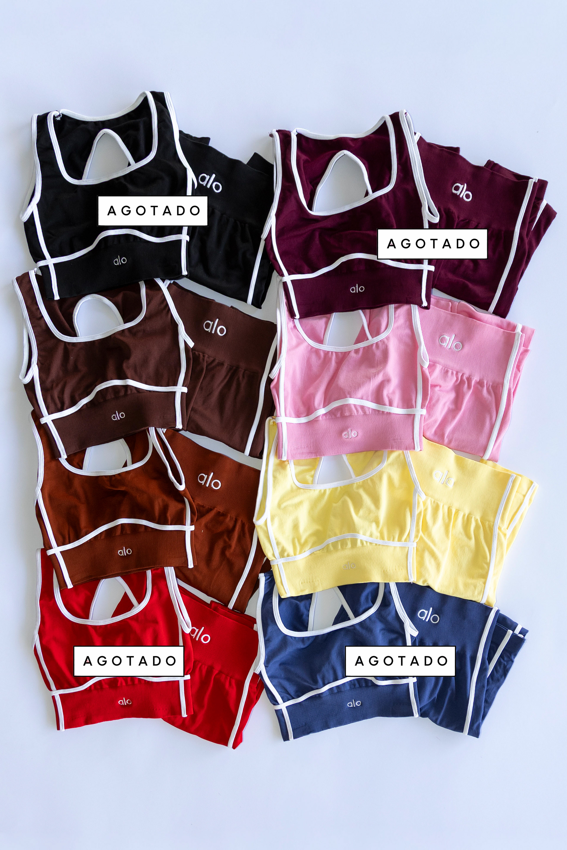 CONJUNTO SILUETA - UNI $210 - push up, logos bordados