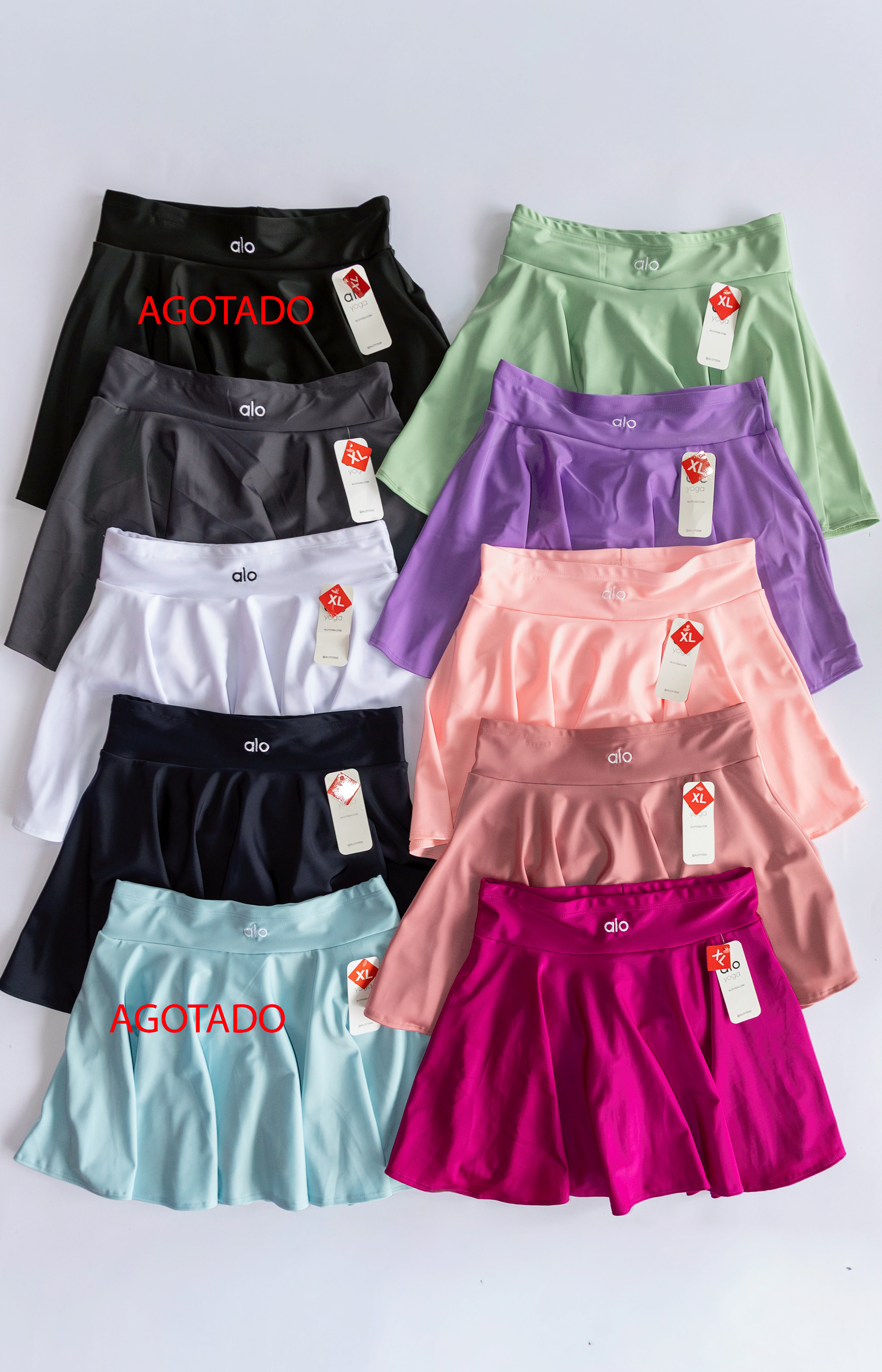FALDA SHORT XL / $165 - licra colombia, logo bordado