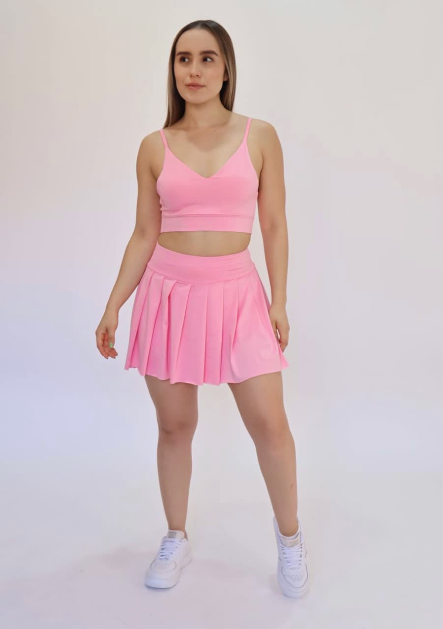 SET FALDA + TOP DURAZNO $345