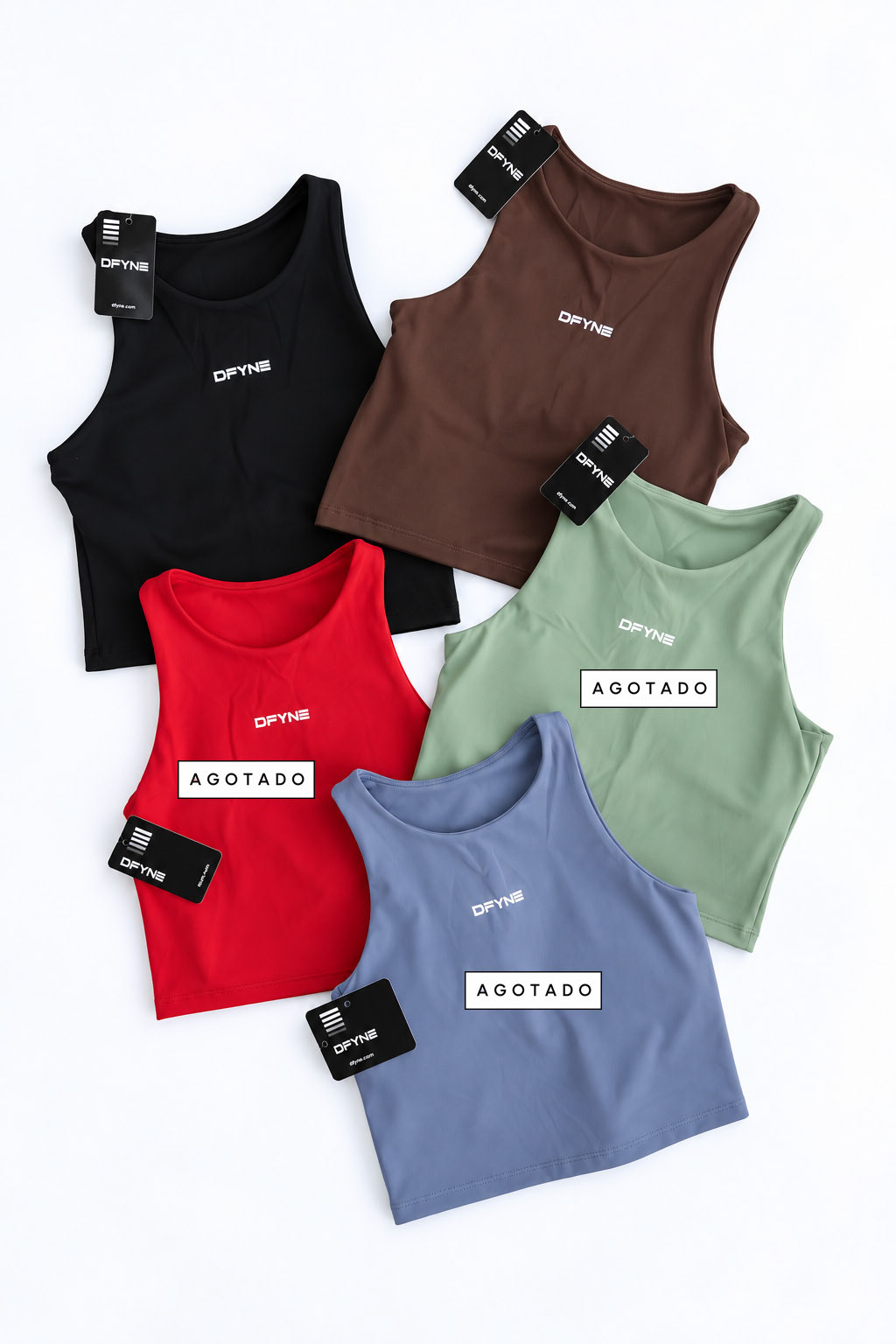 BLUSA DFYNE $215 - unitalla, licra polex brasil, copas removibles