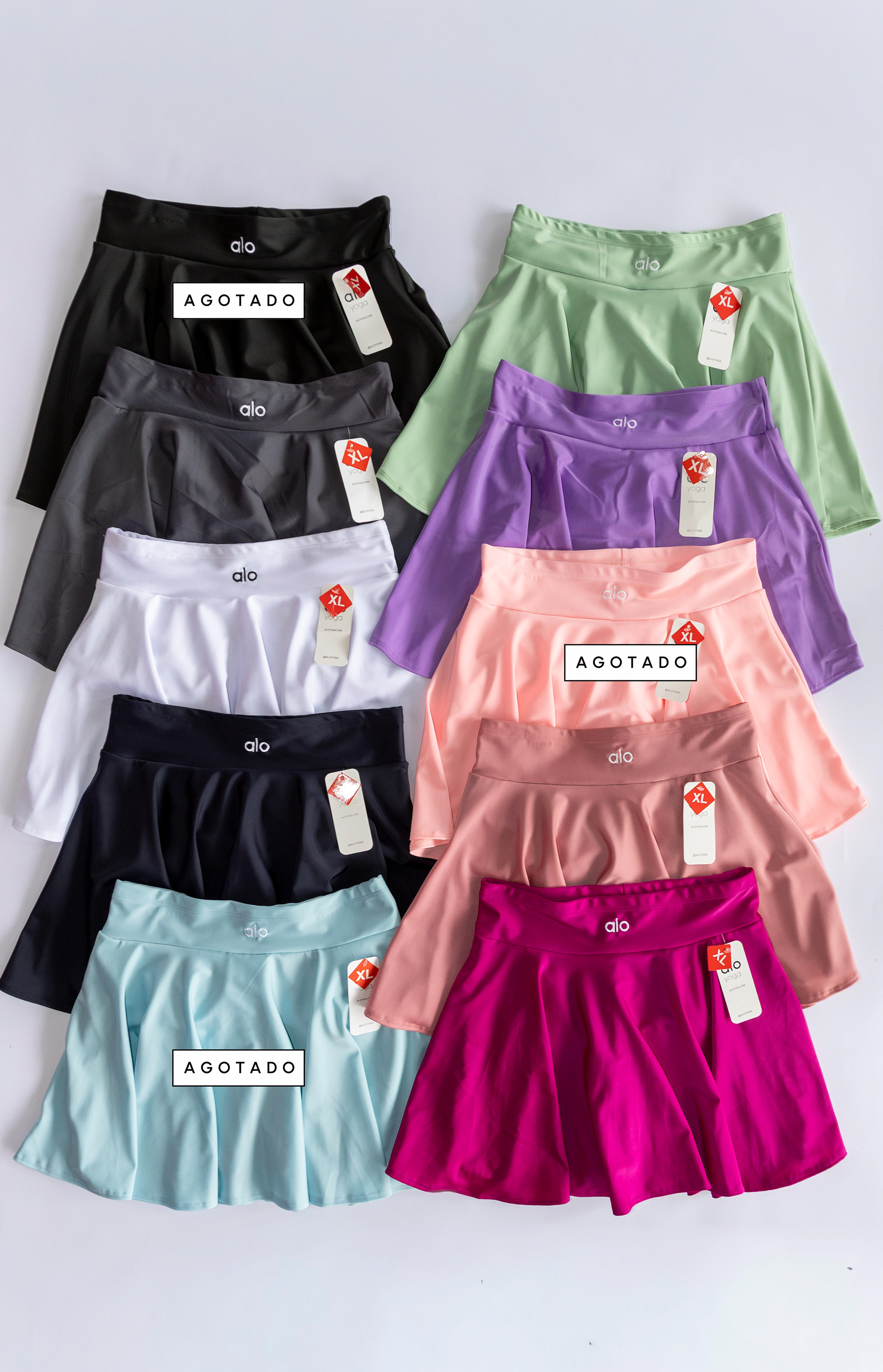 FALDA SHORT XL / $165 - licra colombia, logo bordado