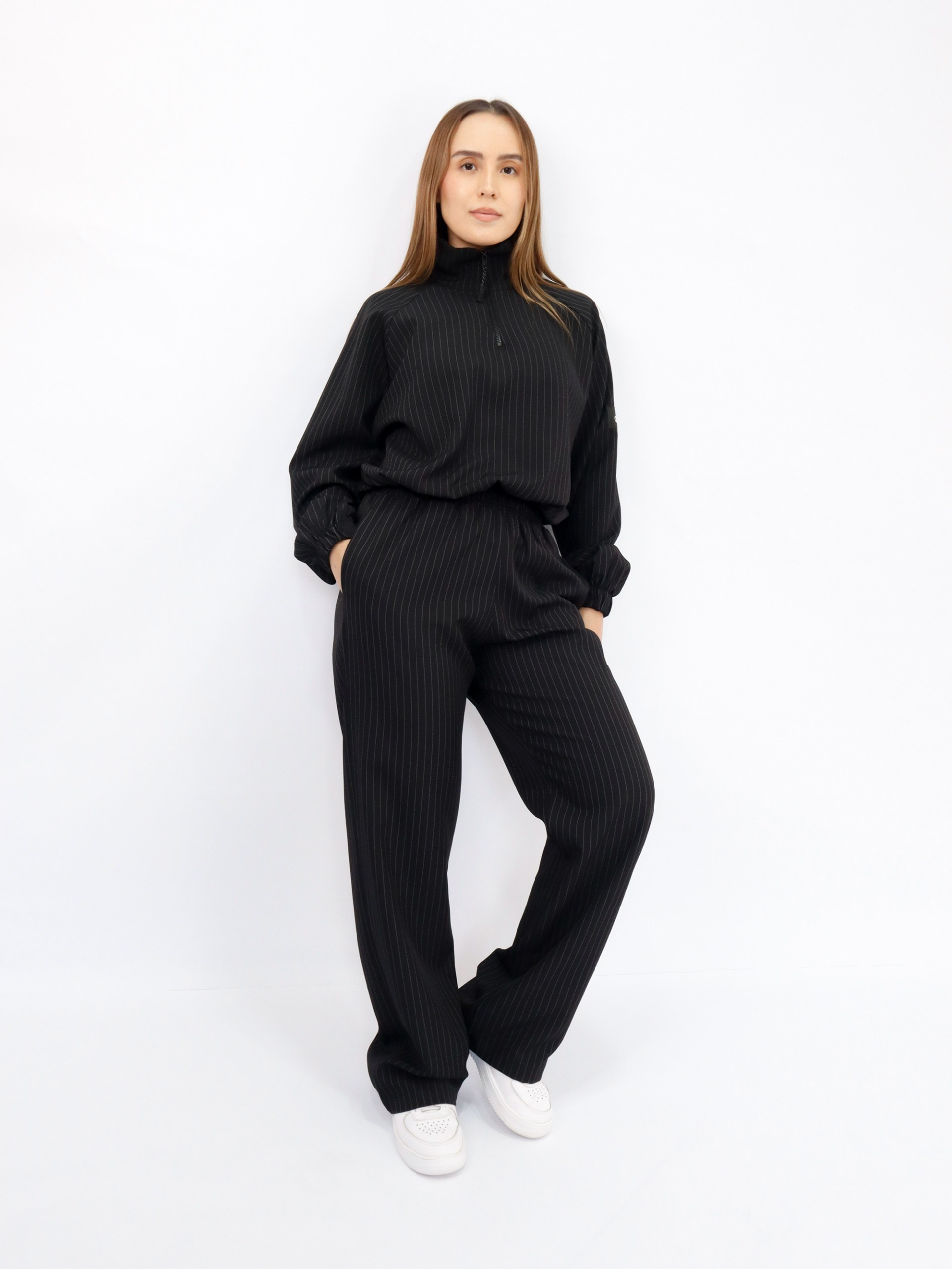 SET RAYADO PANTALÓN / $495 - unitalla, tela premium, chamarra con jareta ajustable