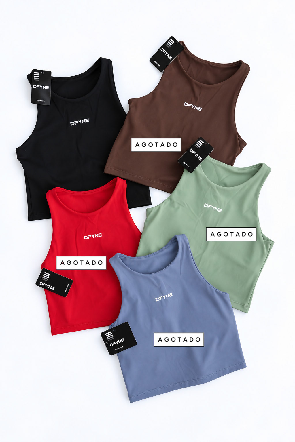 BLUSA DFYNE $215 - unitalla, licra polex brasil, copas removibles