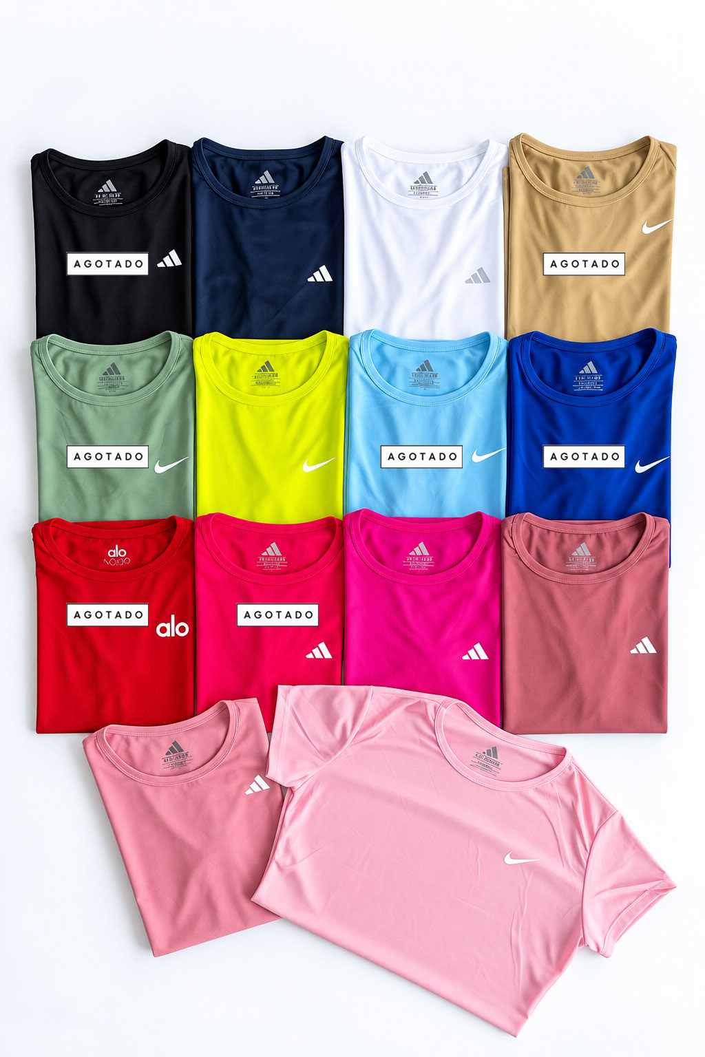 DAMA MANGA CORTA - UNI / $49 - tela dry fit