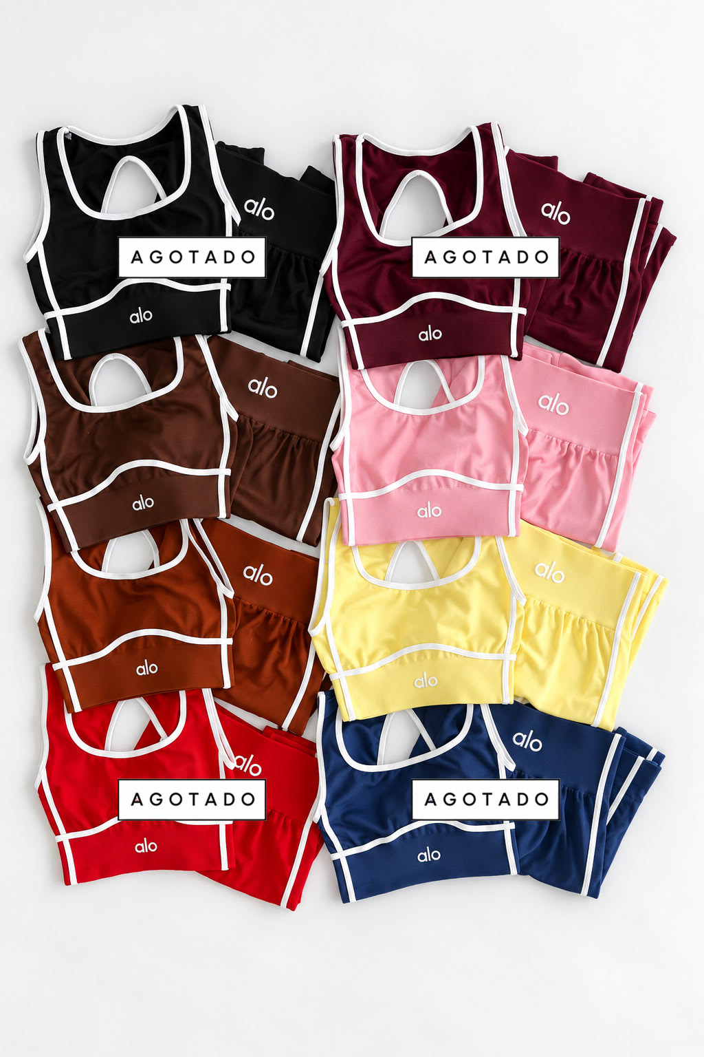 CONJUNTO SILUETA - UNI $210 - push up, logos bordados