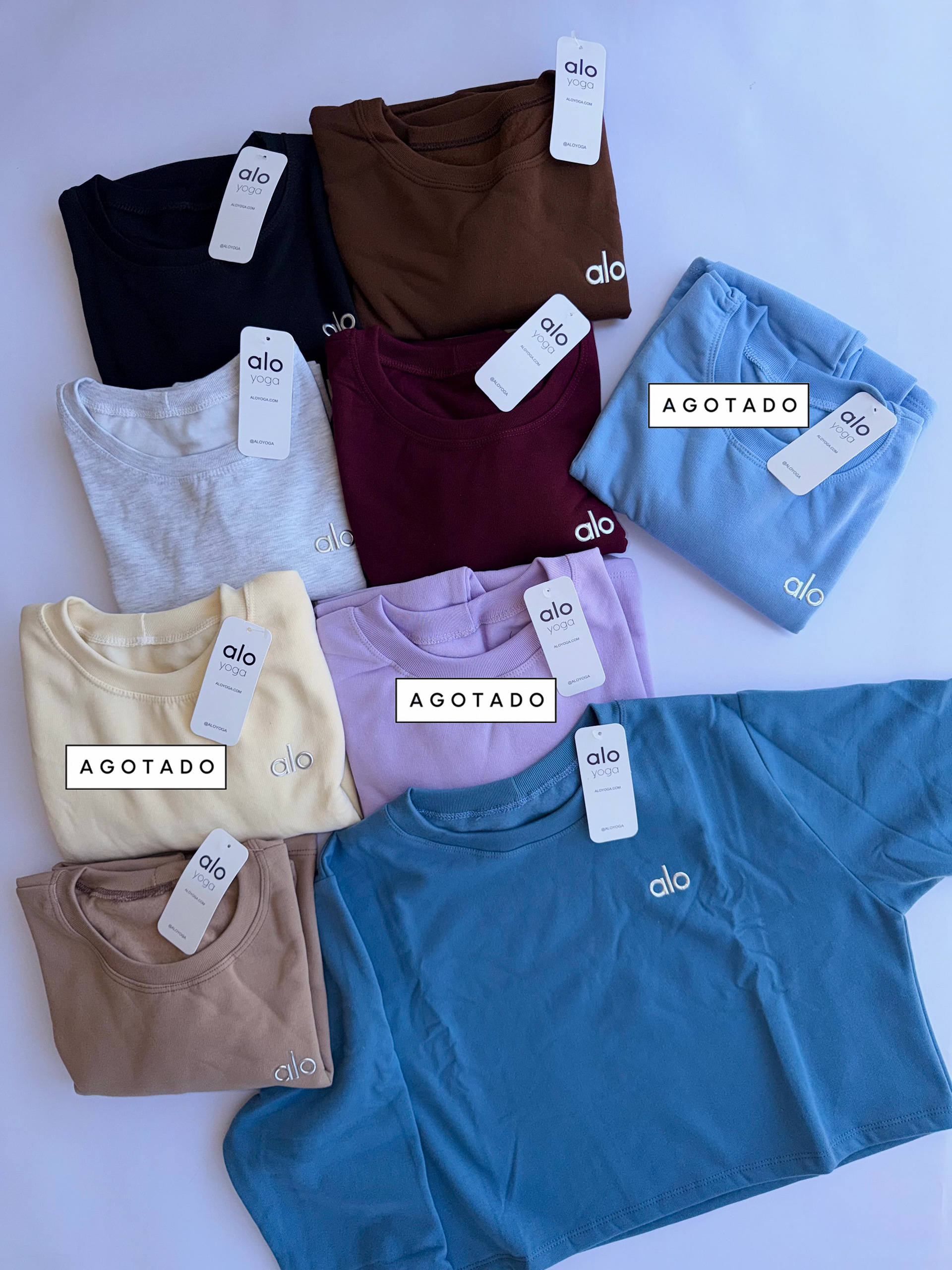 SUDADERA CROP SOLA $175 - unitalla, felpa algodón, logo en relieve