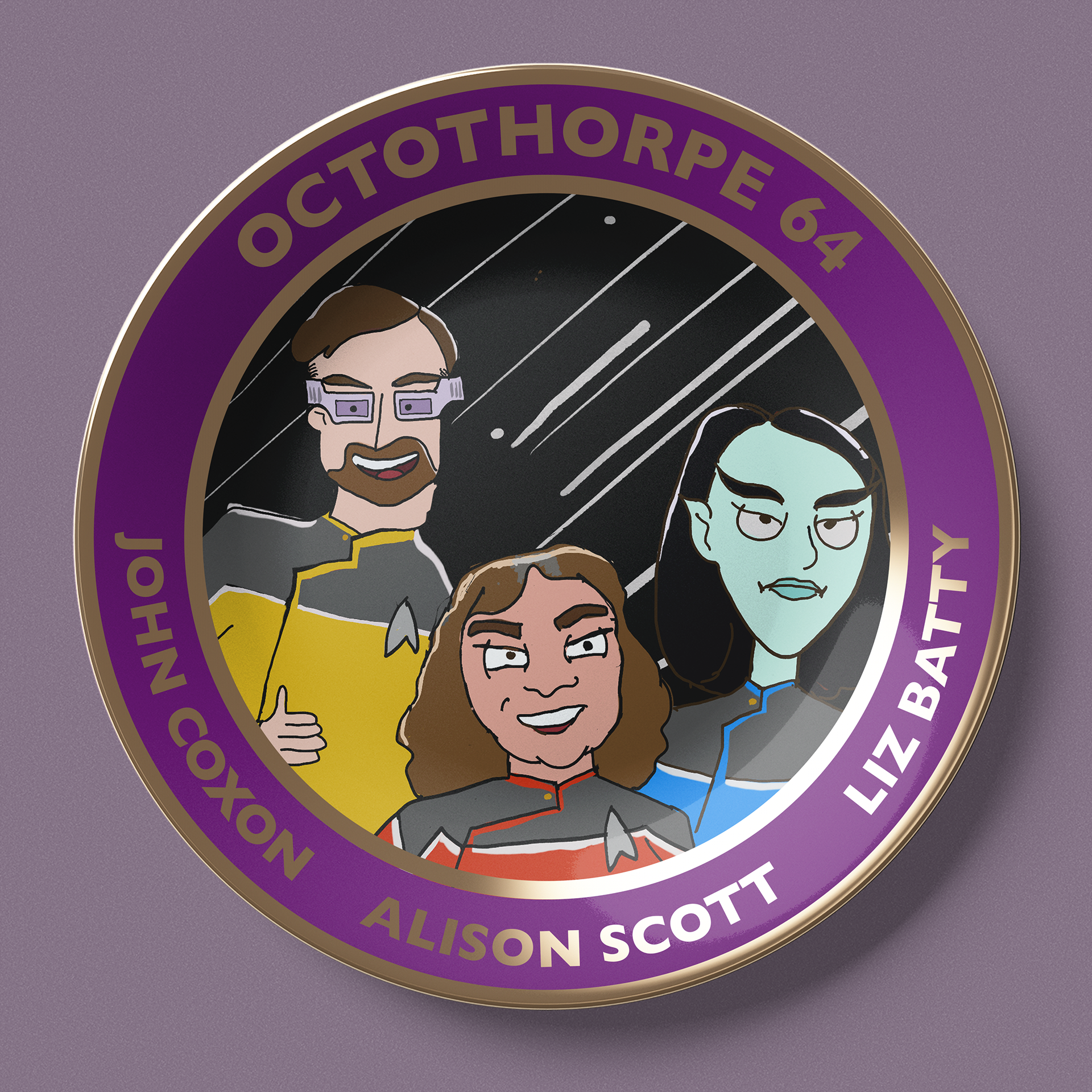 Commemorative Plate, Octothorpe 64, 2022