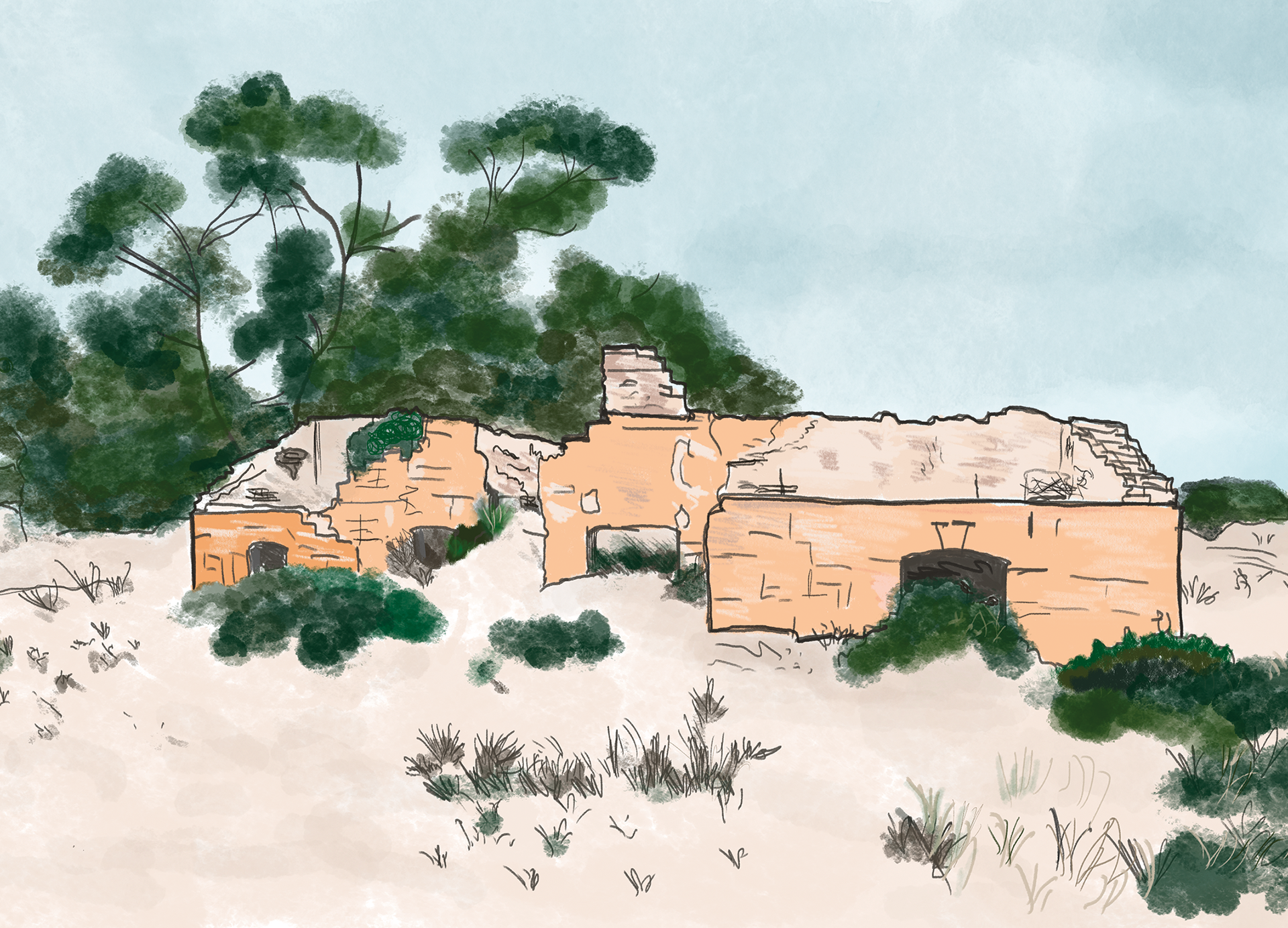 The Eucla Telegraph station