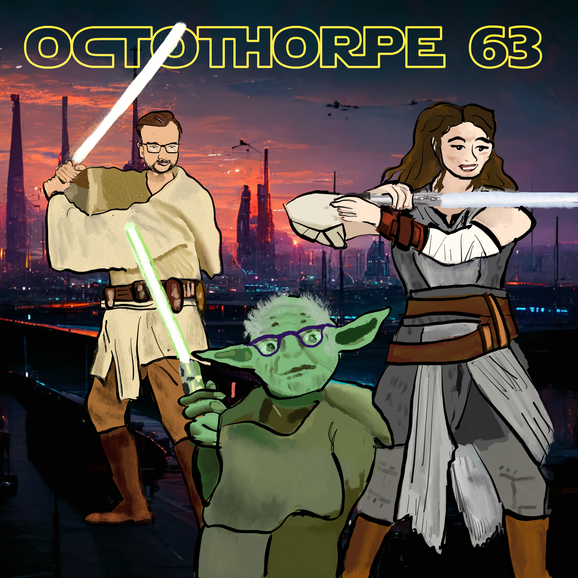 Assorted Jedi, Octothorpe 63, 2022