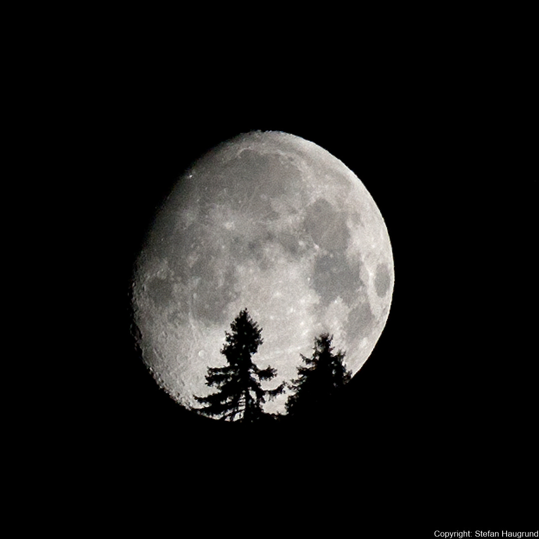 The moon over Austria