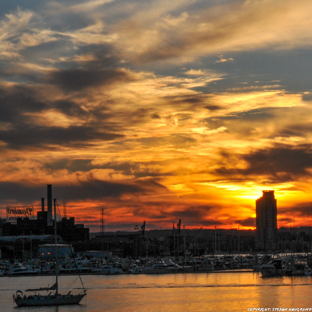 Sunset in Baltimore (MD)
