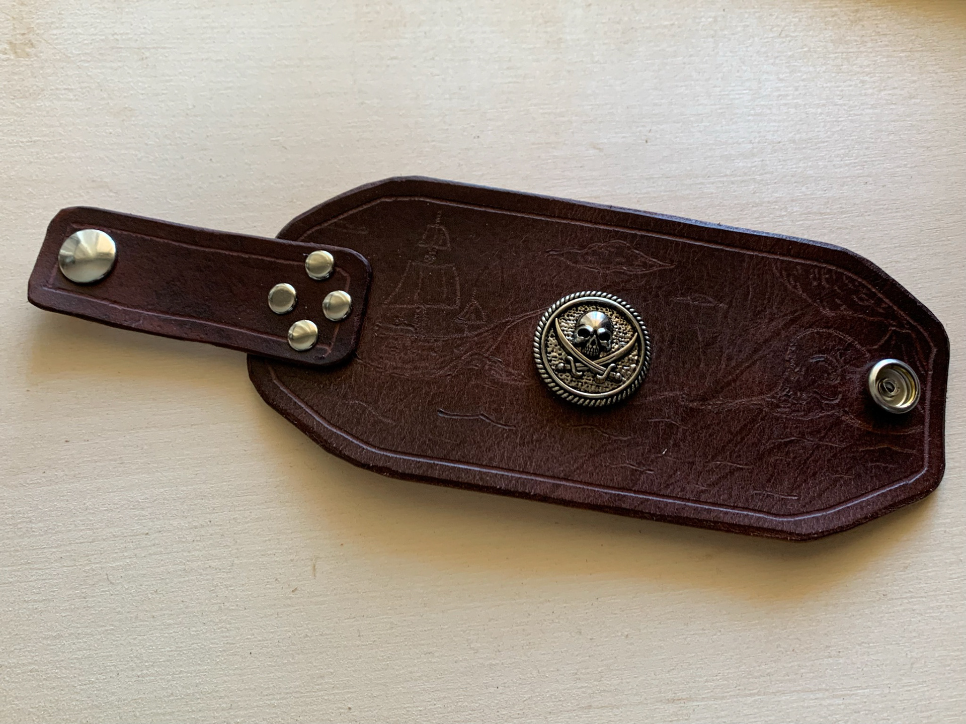 Pyrography on Veg. Tanned Leather