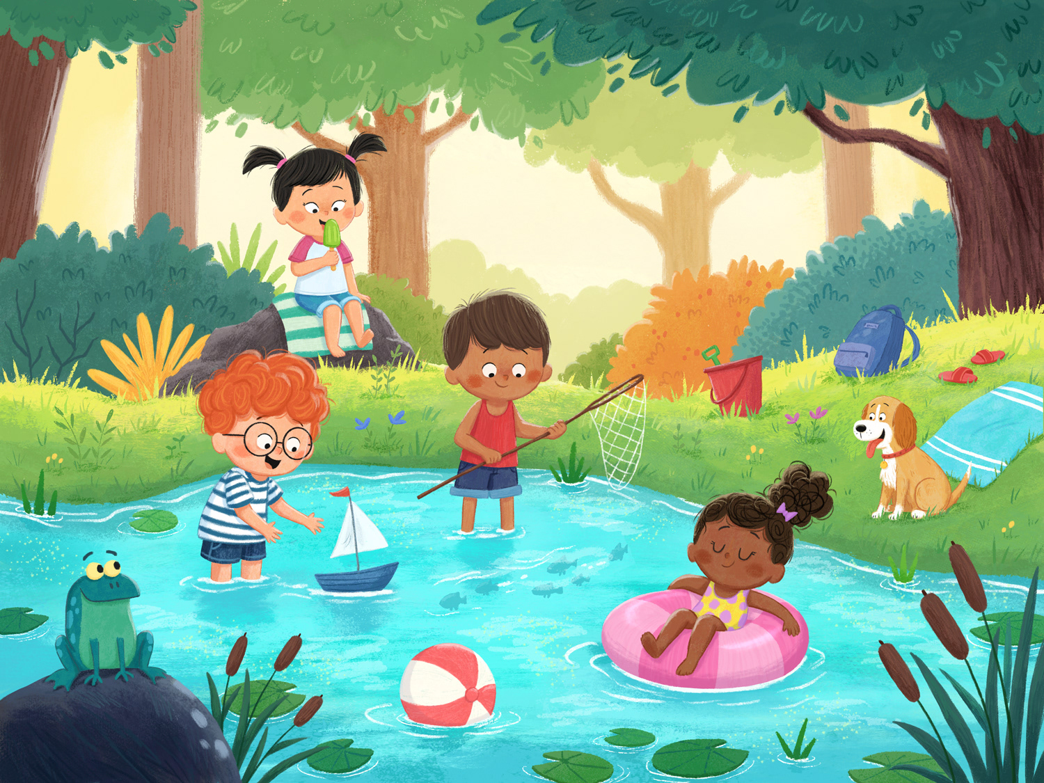 Summer at the lake