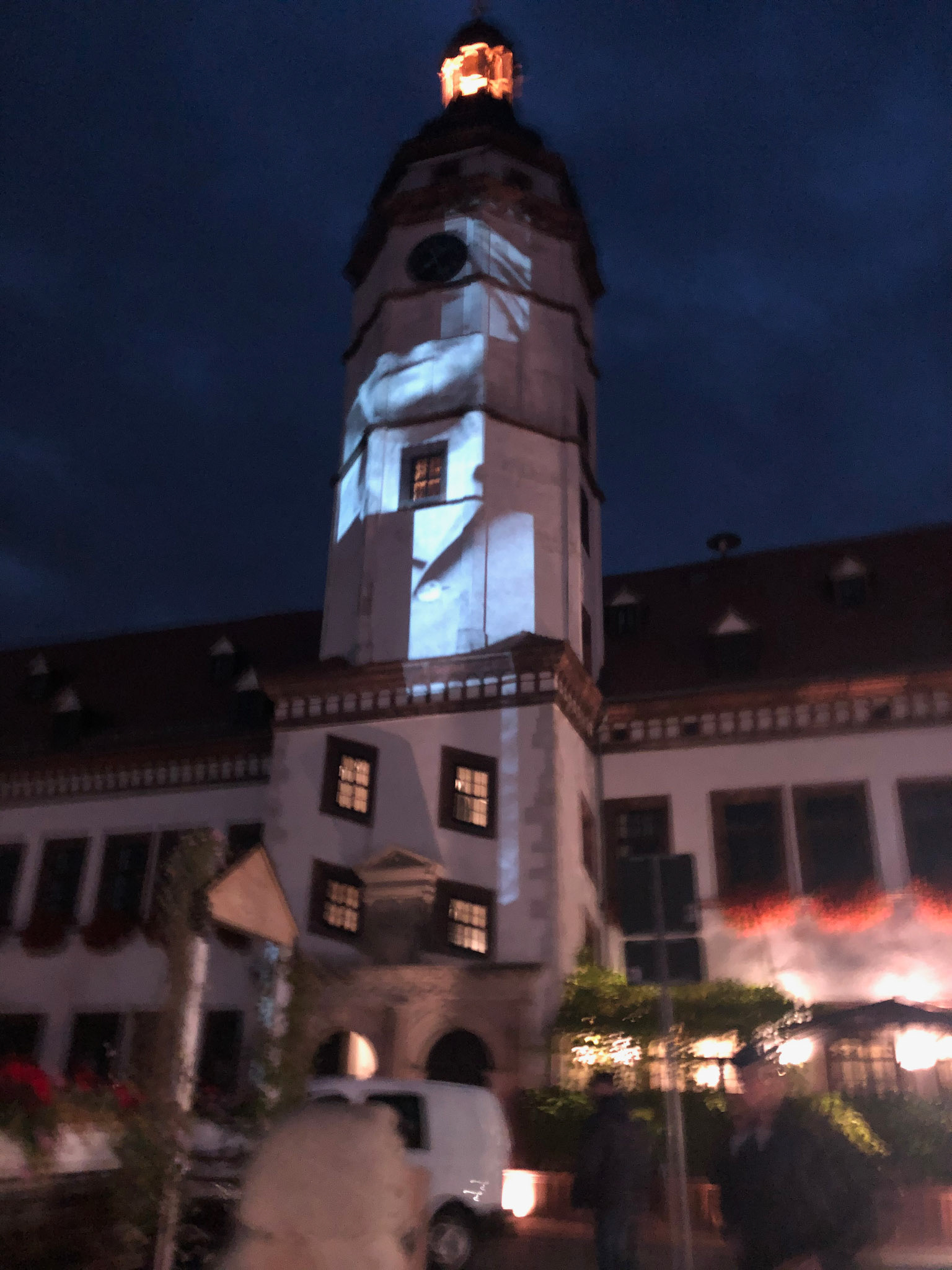 Rathaus Pegau "Bewegen"