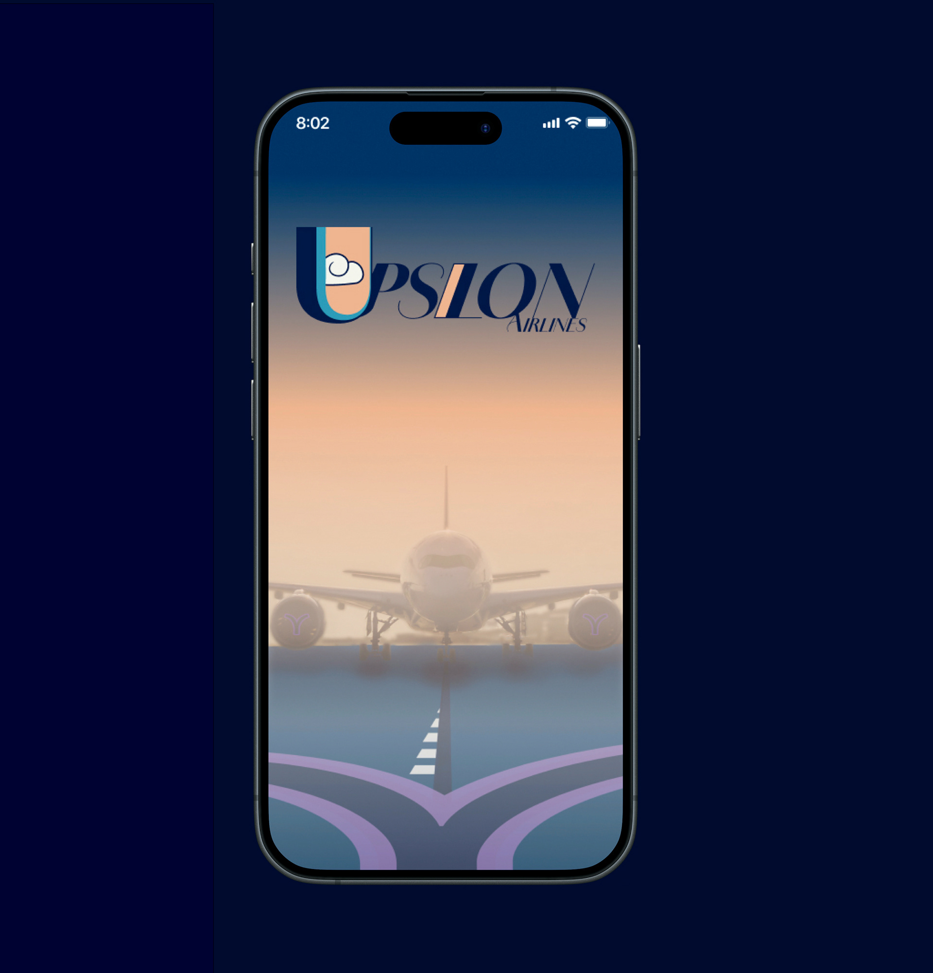 Mobile app: Welcome Screen