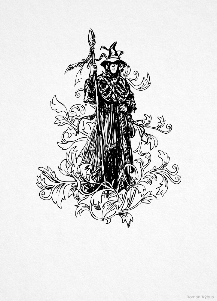 P. S. Beagle - The Last Unicorn / book illustration