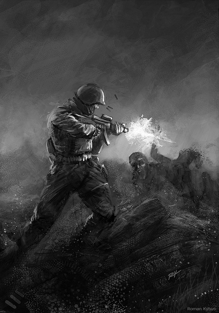 M. Brooks - World War Z / book illustration