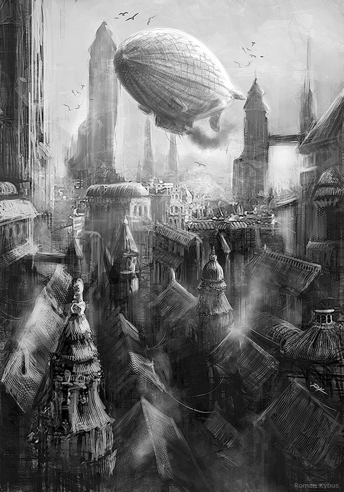 A. Tchaikovsky - Shadows of the Apt - Empire in Black and Gold / book illustration