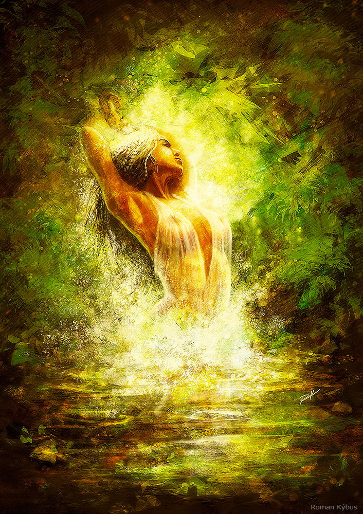 l. Kučerová, Z. Holub - Wilth Ahwa / painting on book cover