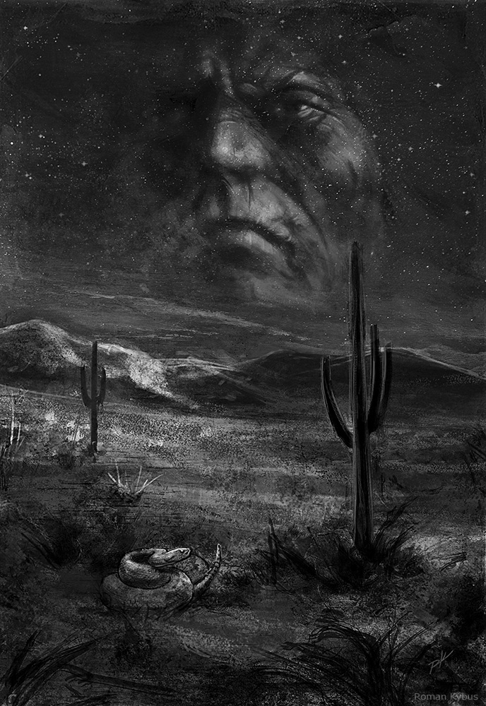 L. Kučerová, Z. Holub - Duchové jezer / book illustration