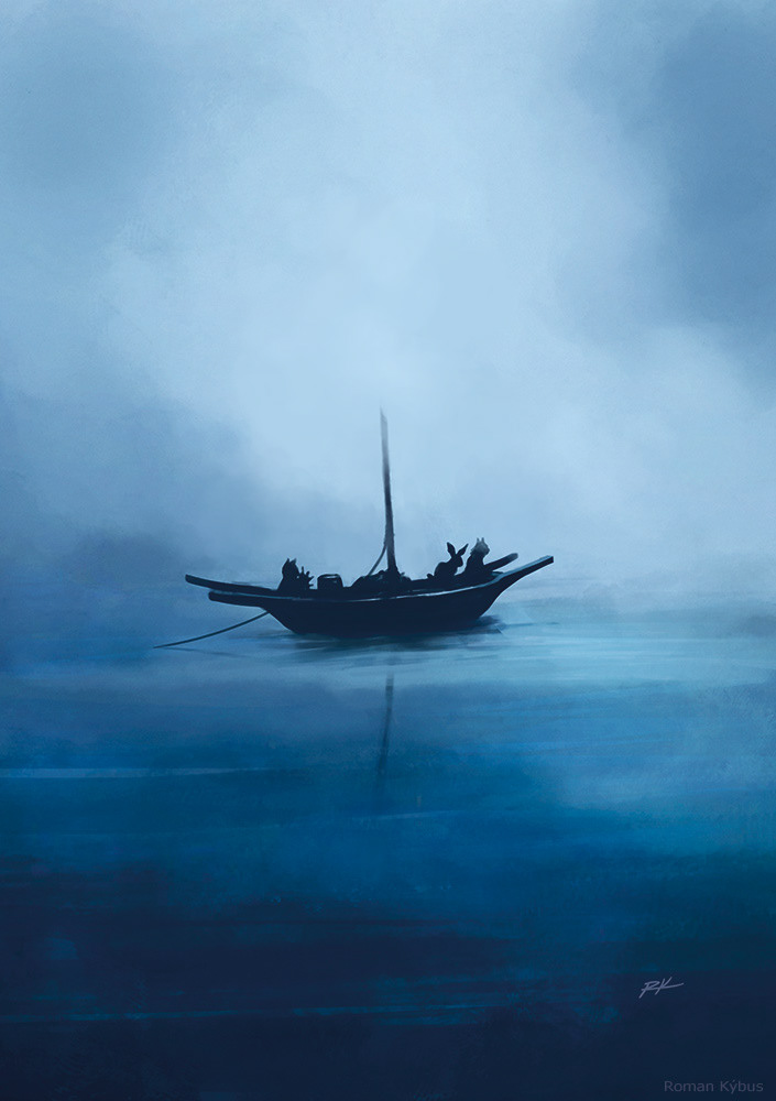 Z. Holub - Kostičkova dobrodružství v Kočkomoří / book illustration