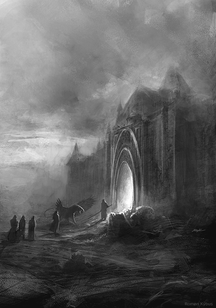 K. J. Taylor - The Griffin’s Flight / book illustration