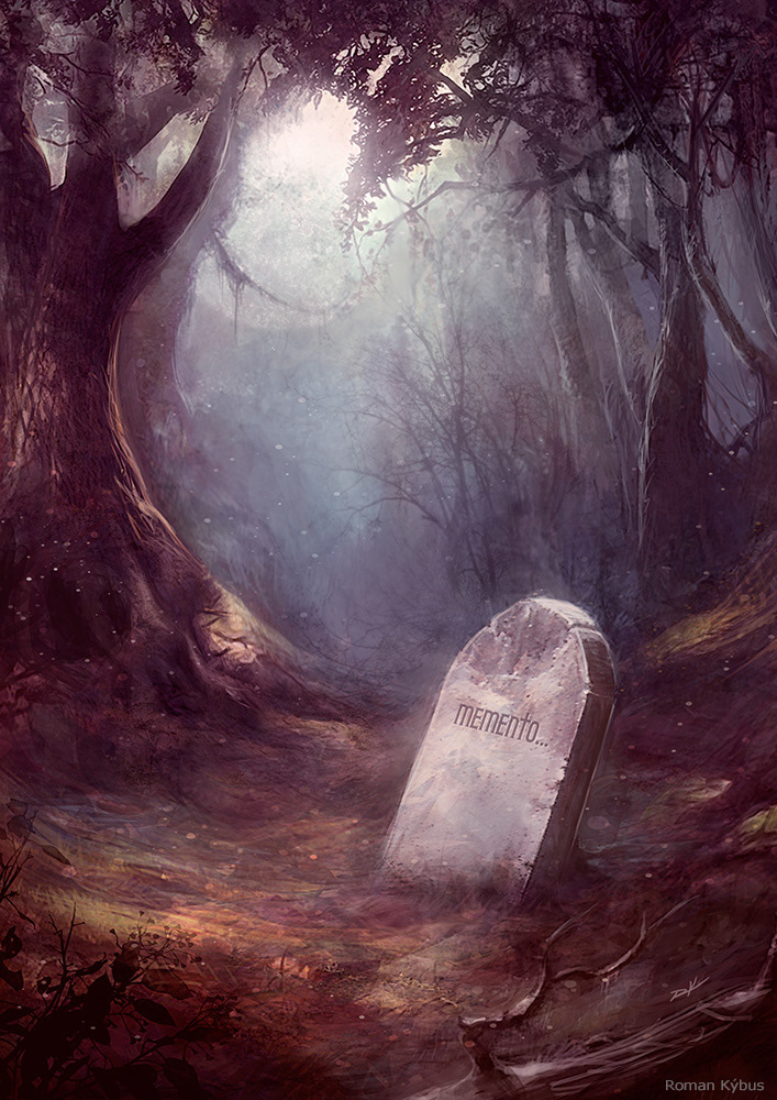 Majster Kat - Memento ... / painting on music album cover