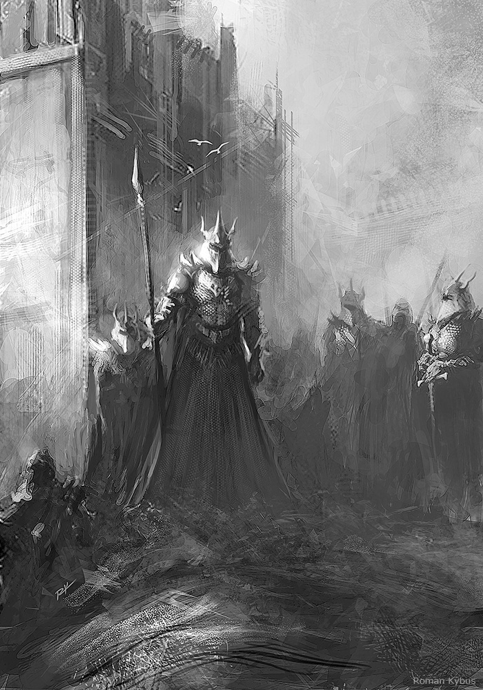 A. Tchaikovsky - Shadows of the Apt - Empire in Black and Gold / book illustration