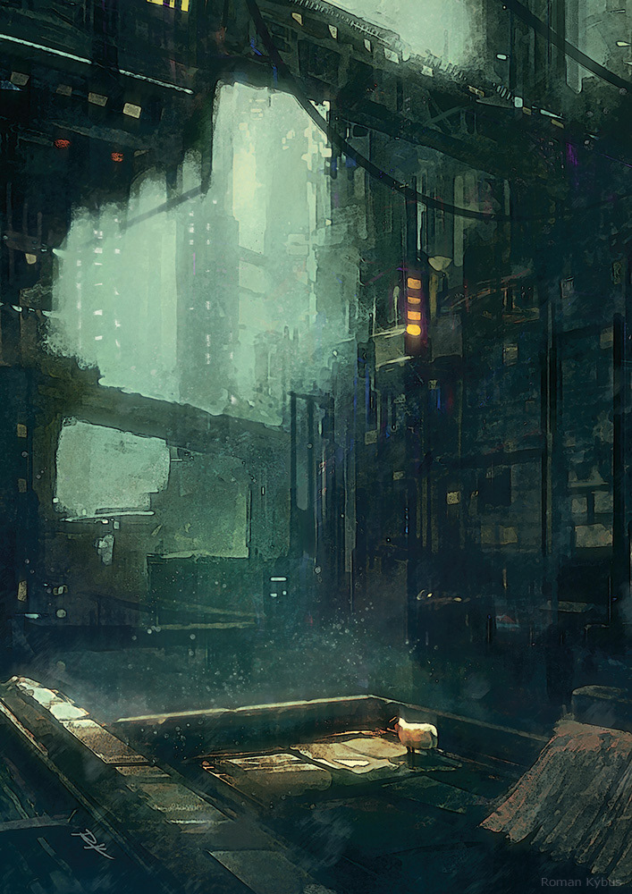 P. K. Dick - Blade Runner - Do Androids Dream of Electric Sheep? / book illustration