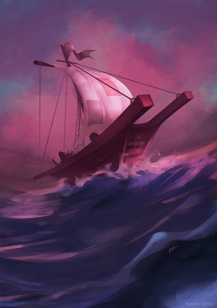 Z. Holub - Kostičkova dobrodružství v Kočkomoří / book illustration