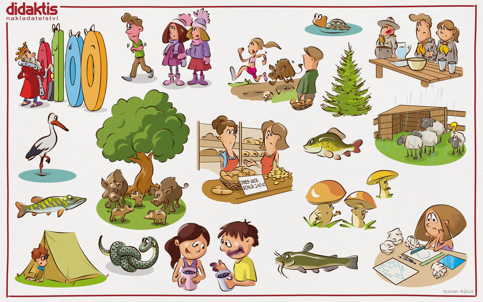 Didaktis - Matematika pro 7. ročník ZŠ / textbook illustrations