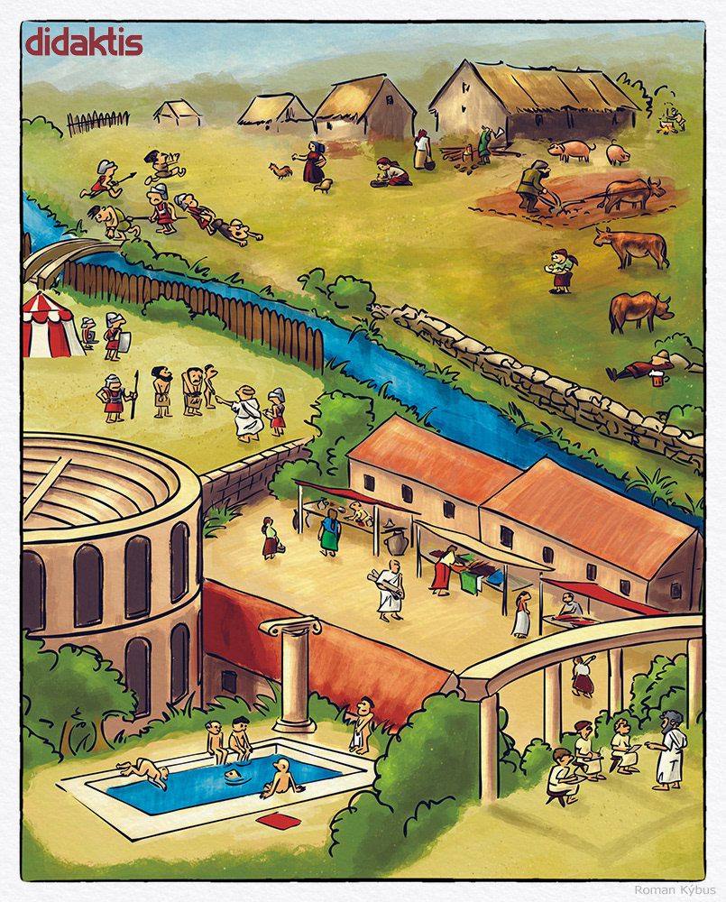 Didaktis - učebnice Člověk a jeho svět - 4. ročník ZŠ / textbook illustration