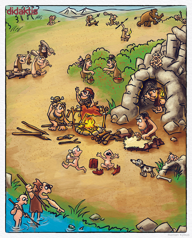 Didaktis - učebnice Člověk a jeho svět - 4. ročník ZŠ / textbook illustration